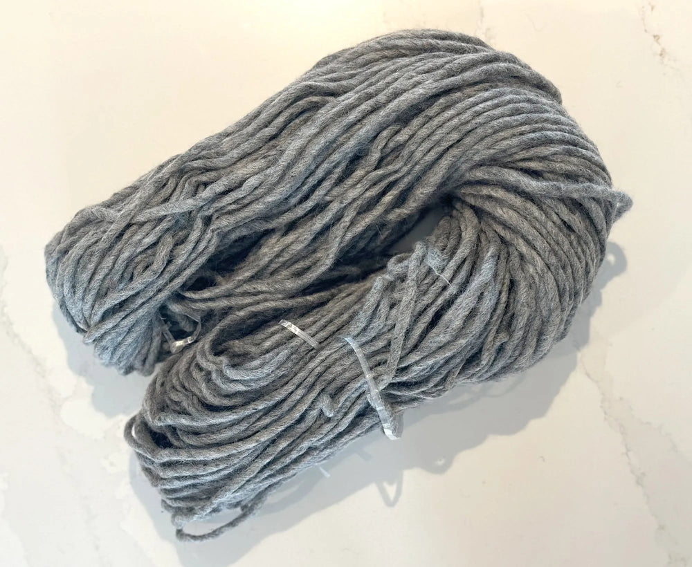 Grey Slim Dread Felted Yarn