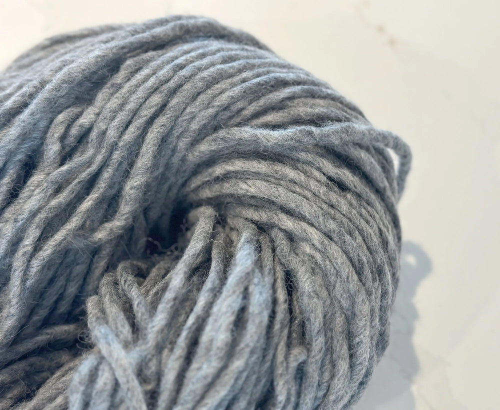 Grey Slim Dread Felted Yarn