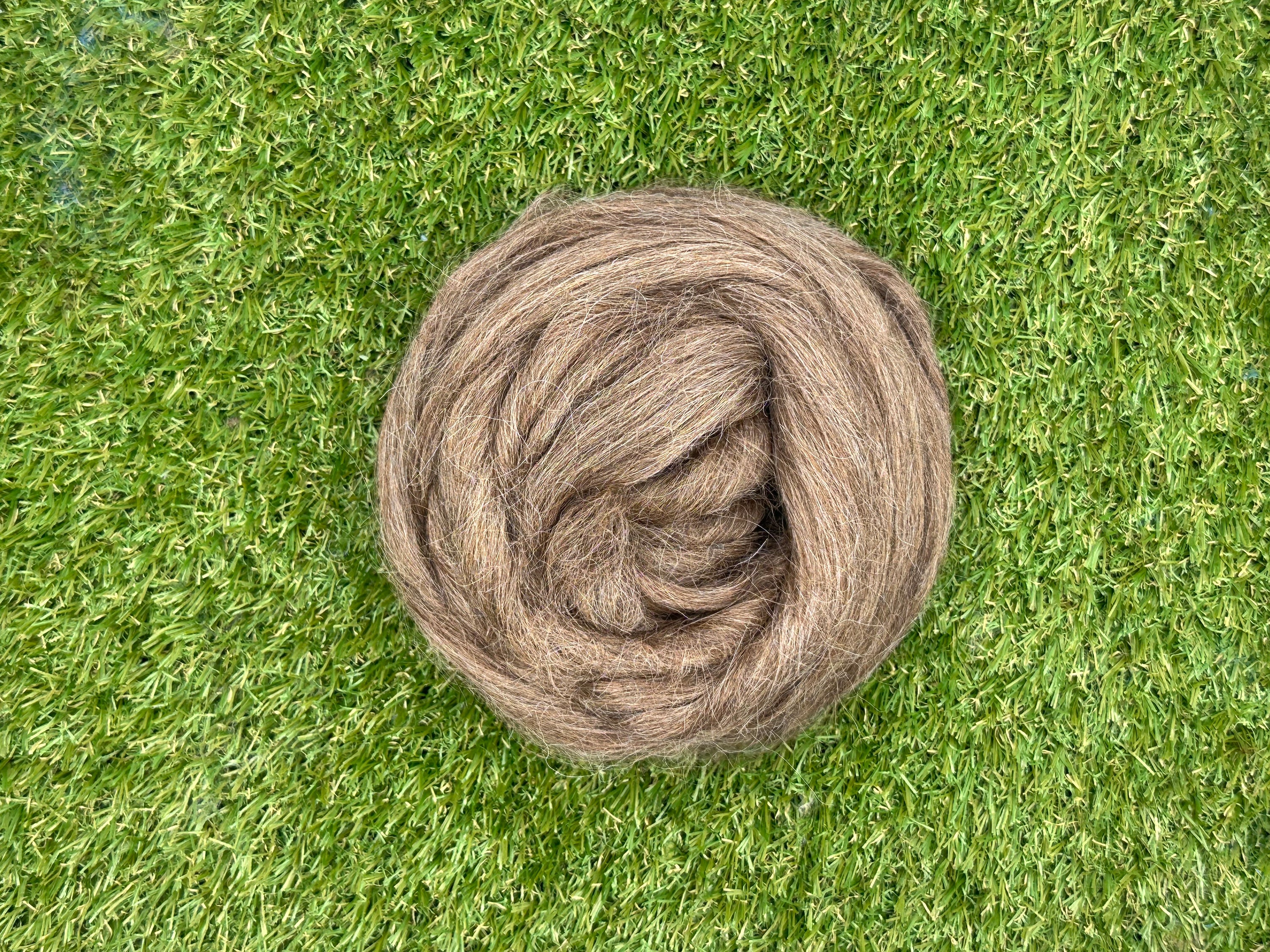 Brown UK Suri Alpaca Top