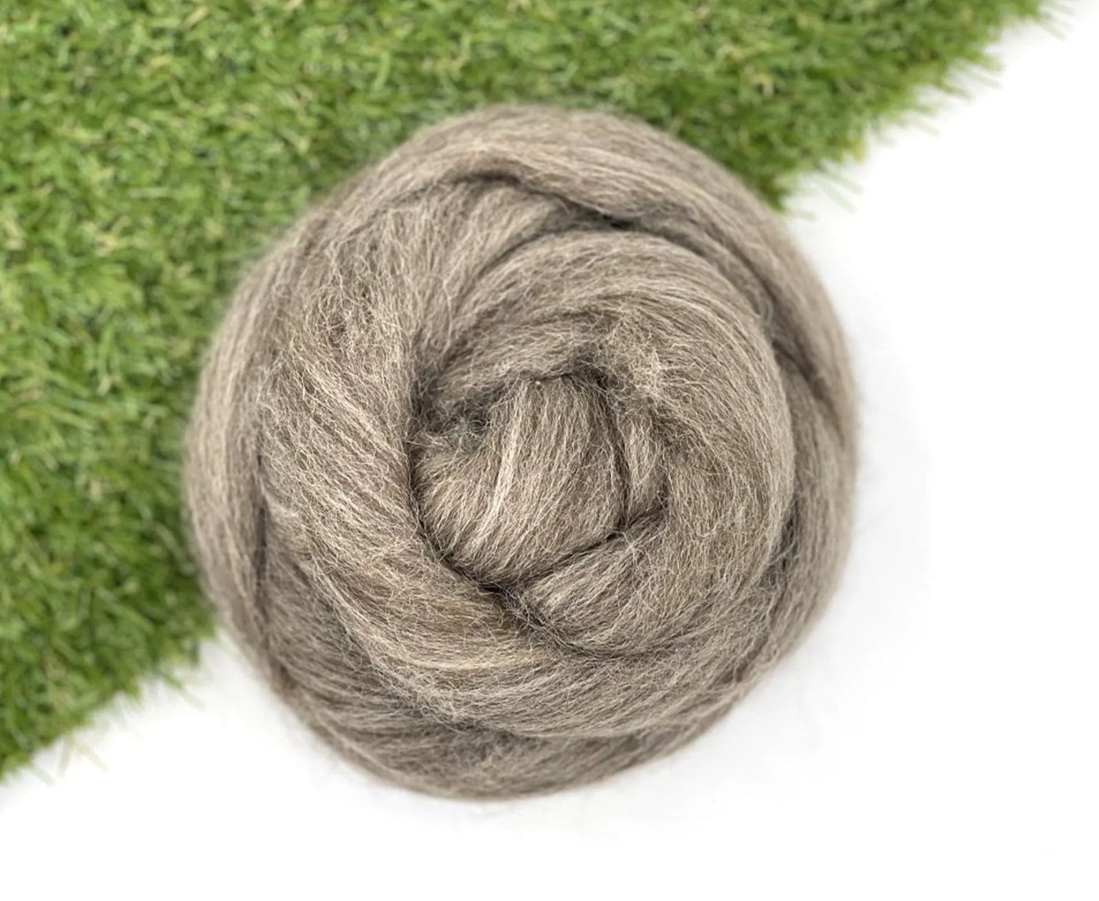 Brown Blue Faced Leicester Top - World of Wool