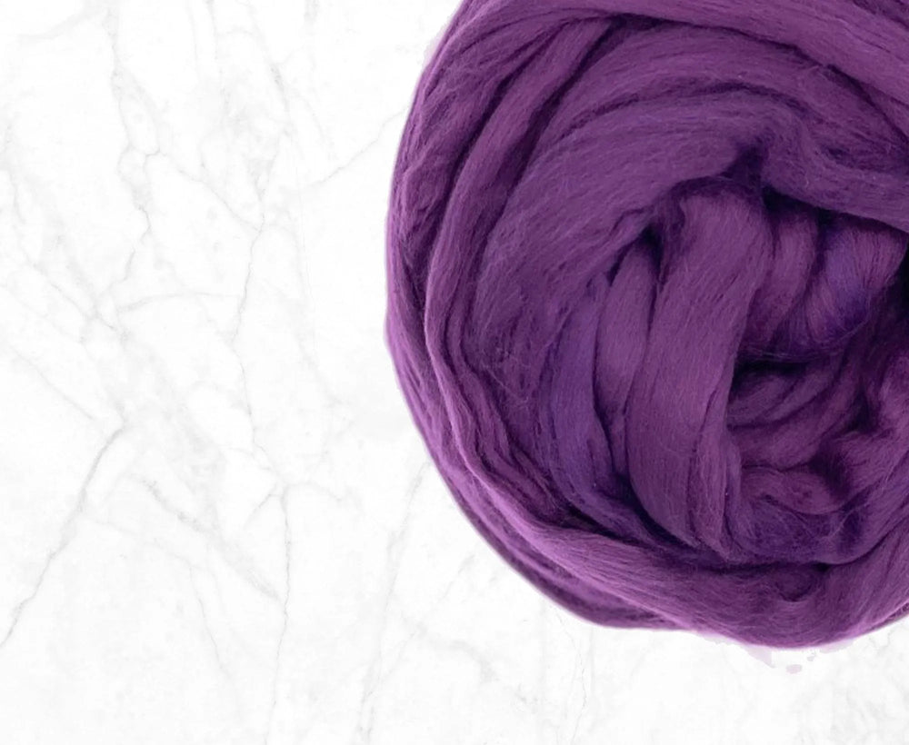 Bio-Nylon Plum Jumbo Yarn - World of Wool