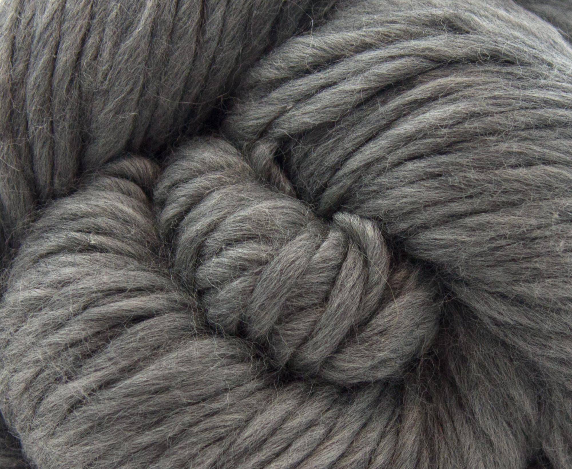 Grey Merino Super Chunky Weight Yarn Hank World Of Wool